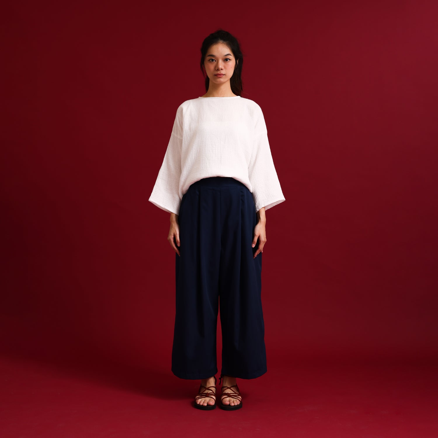 Teduh Pants - Blue Black