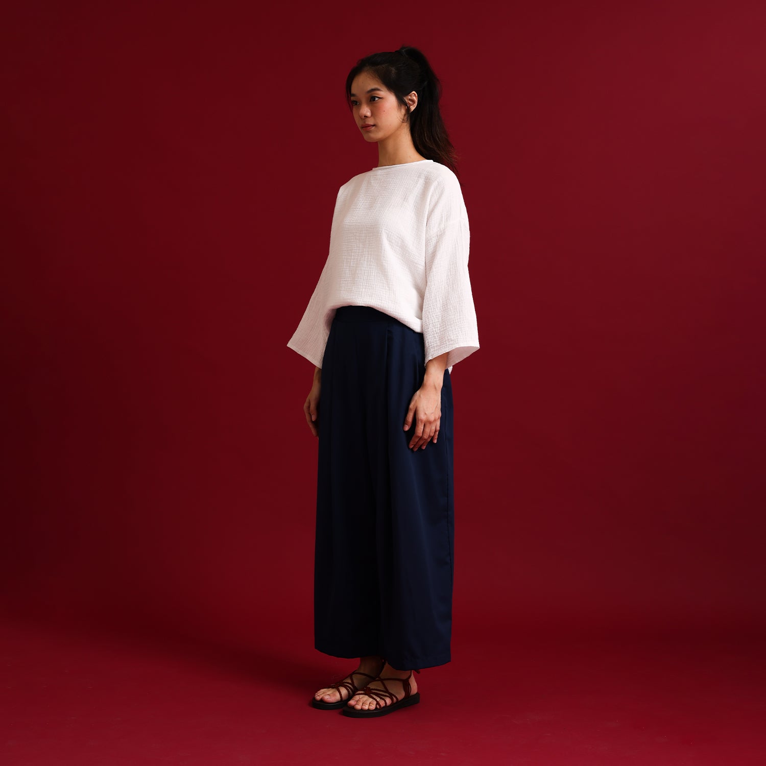 Teduh Pants - Blue Black