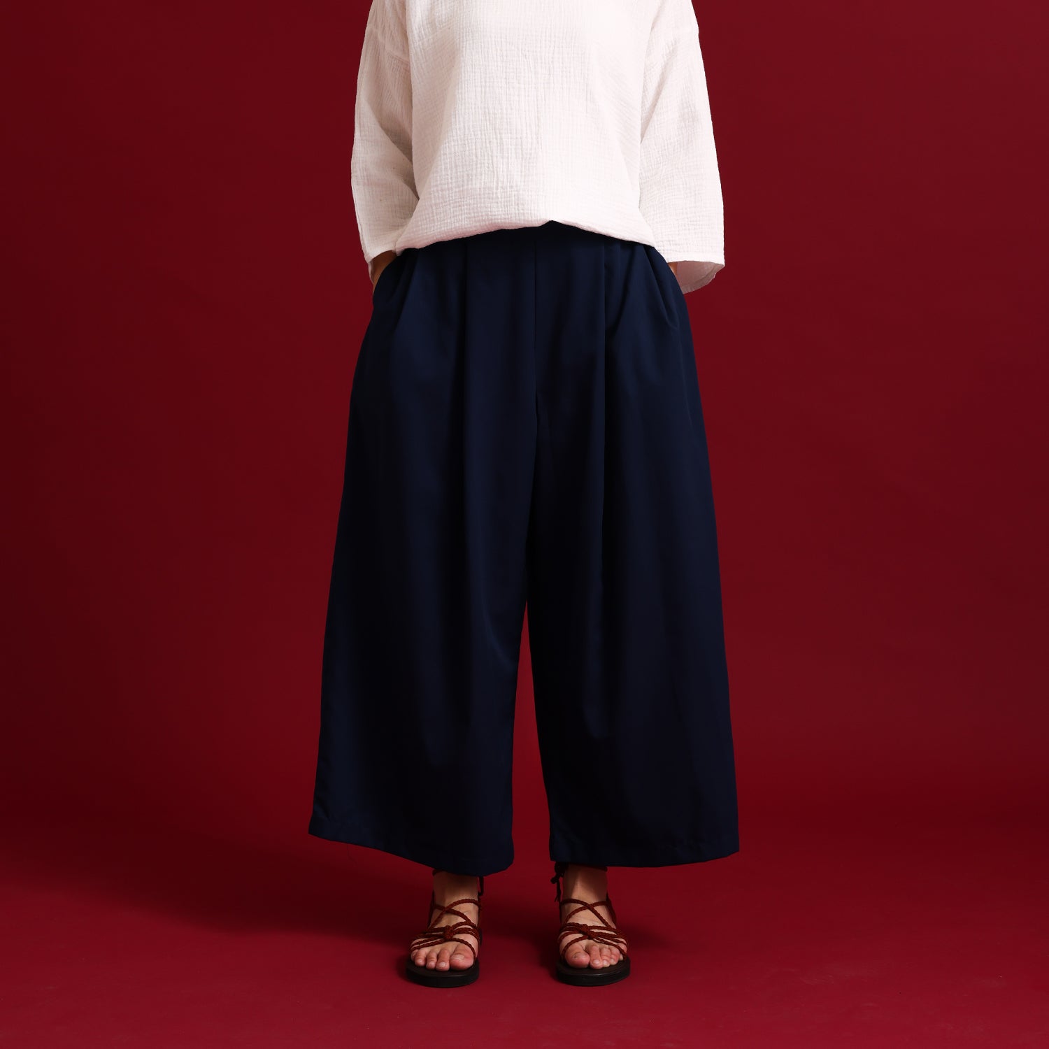 Teduh Pants - Blue Black