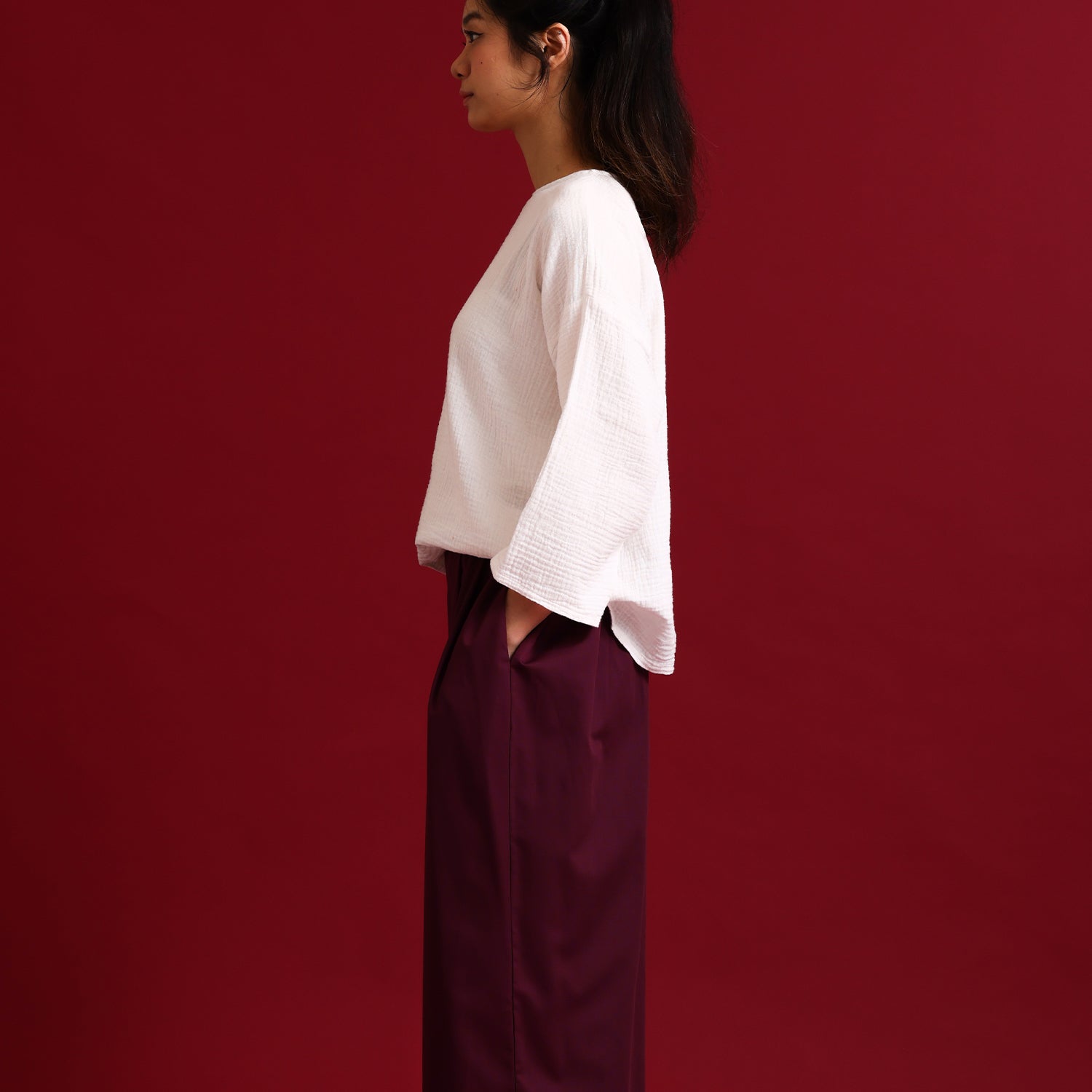 Teduh Pants - Maroon