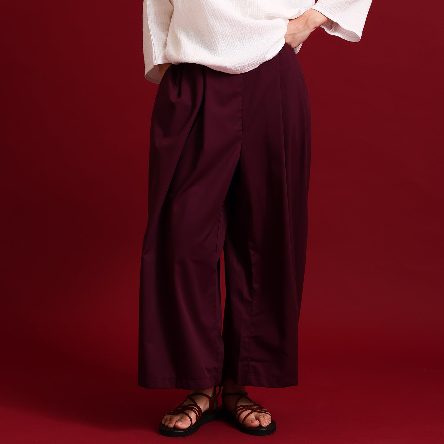 Teduh Pants - Maroon