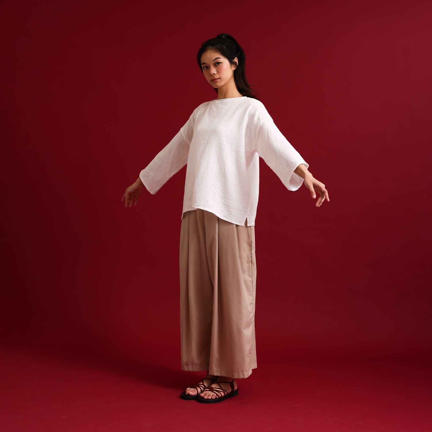 Teduh Pants - Nude