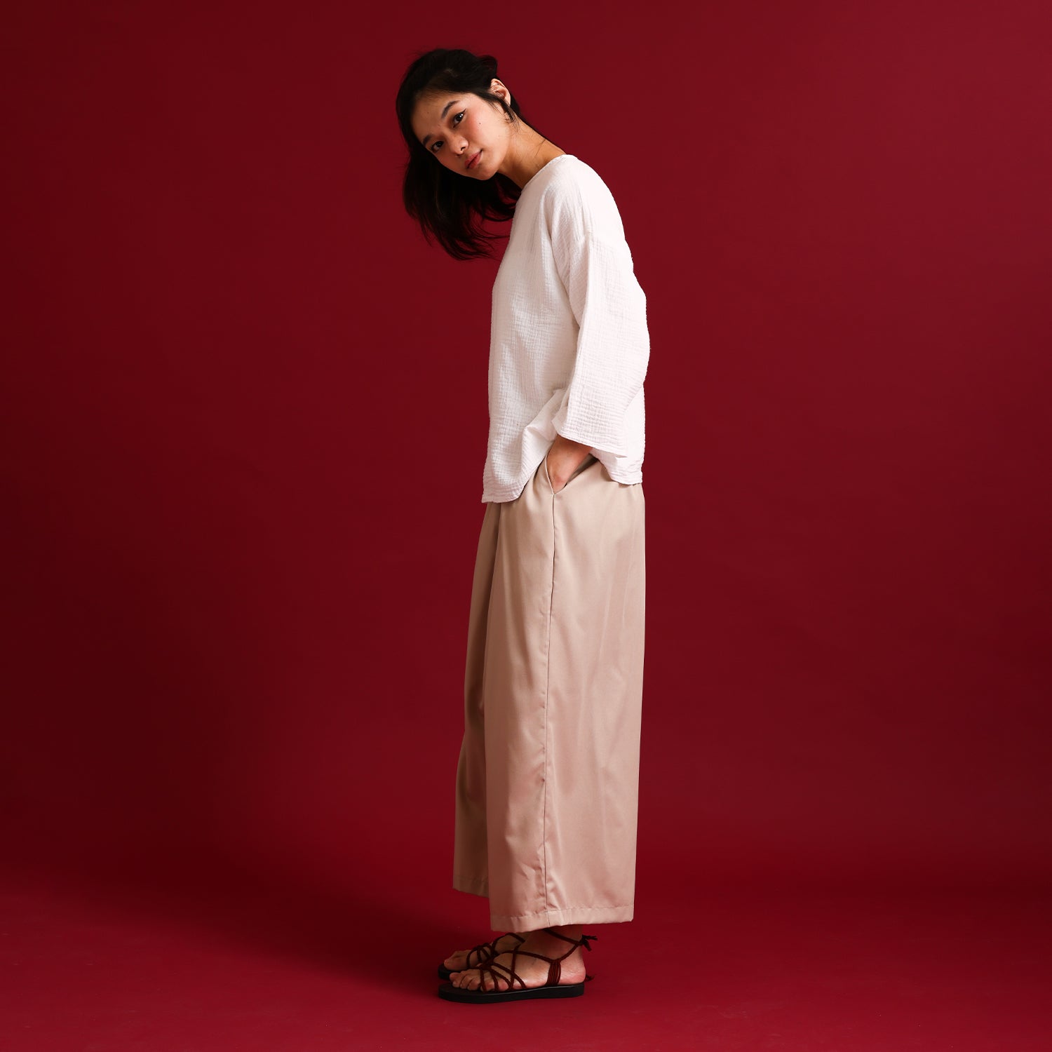 Teduh Pants - Nude