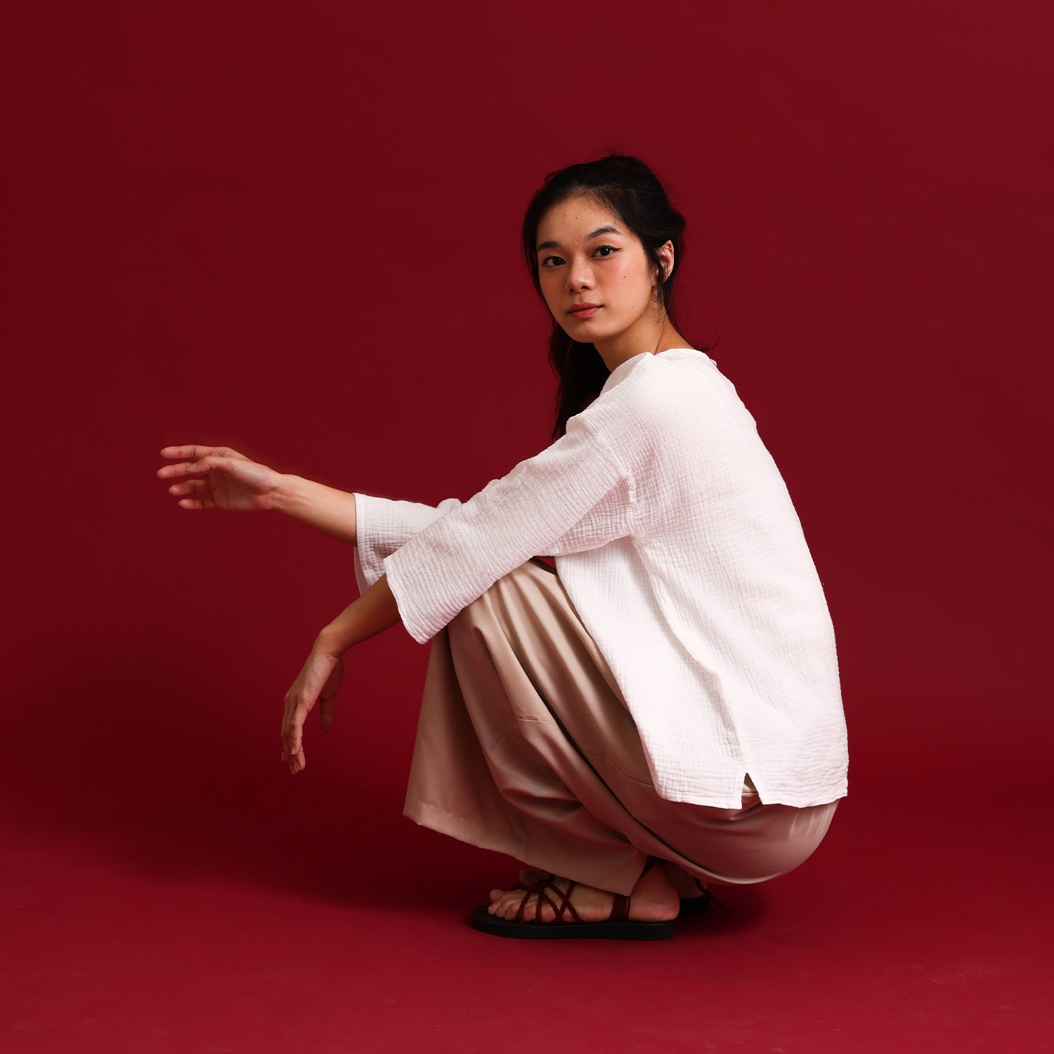 Teduh Pants - Nude