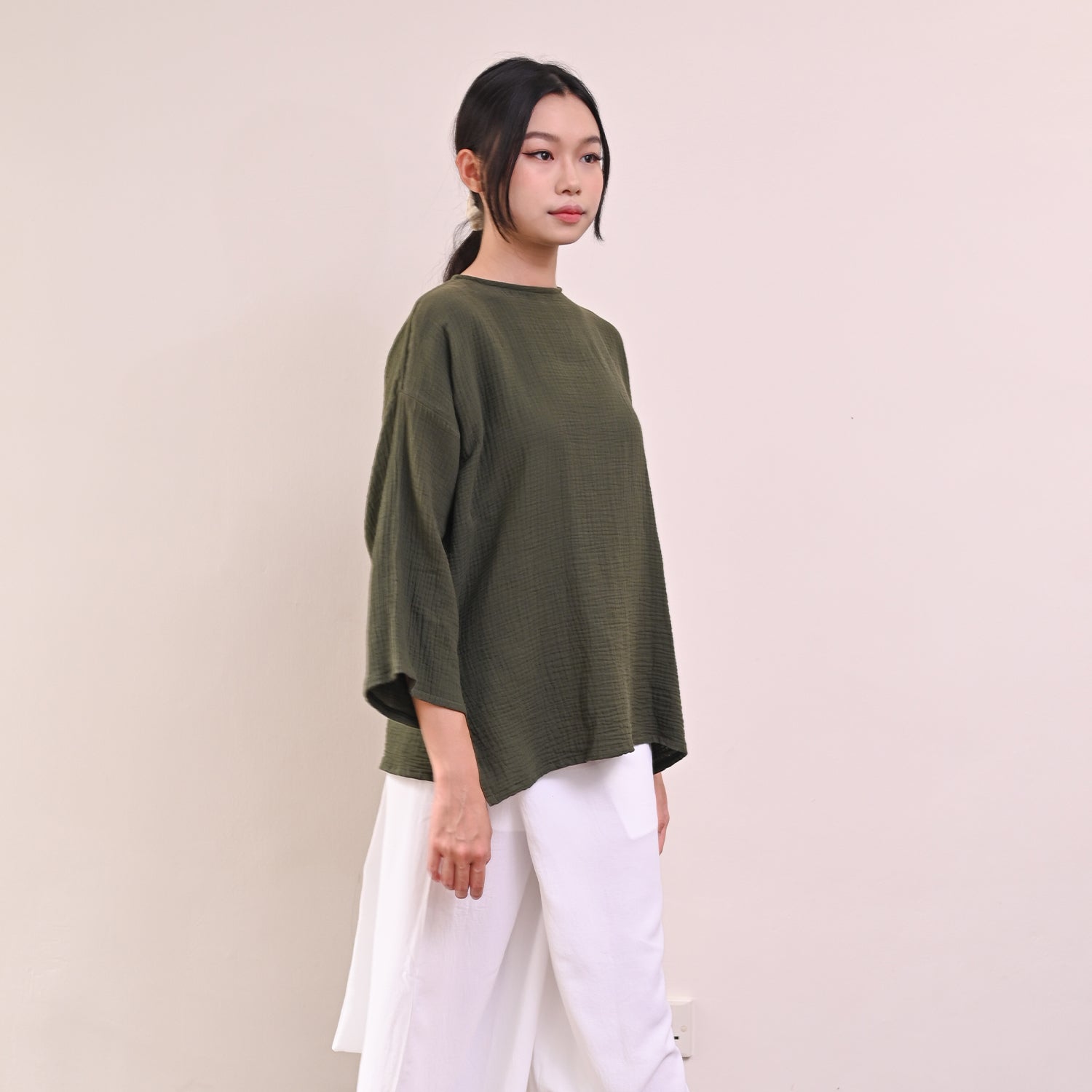 Tenang Top - Olive