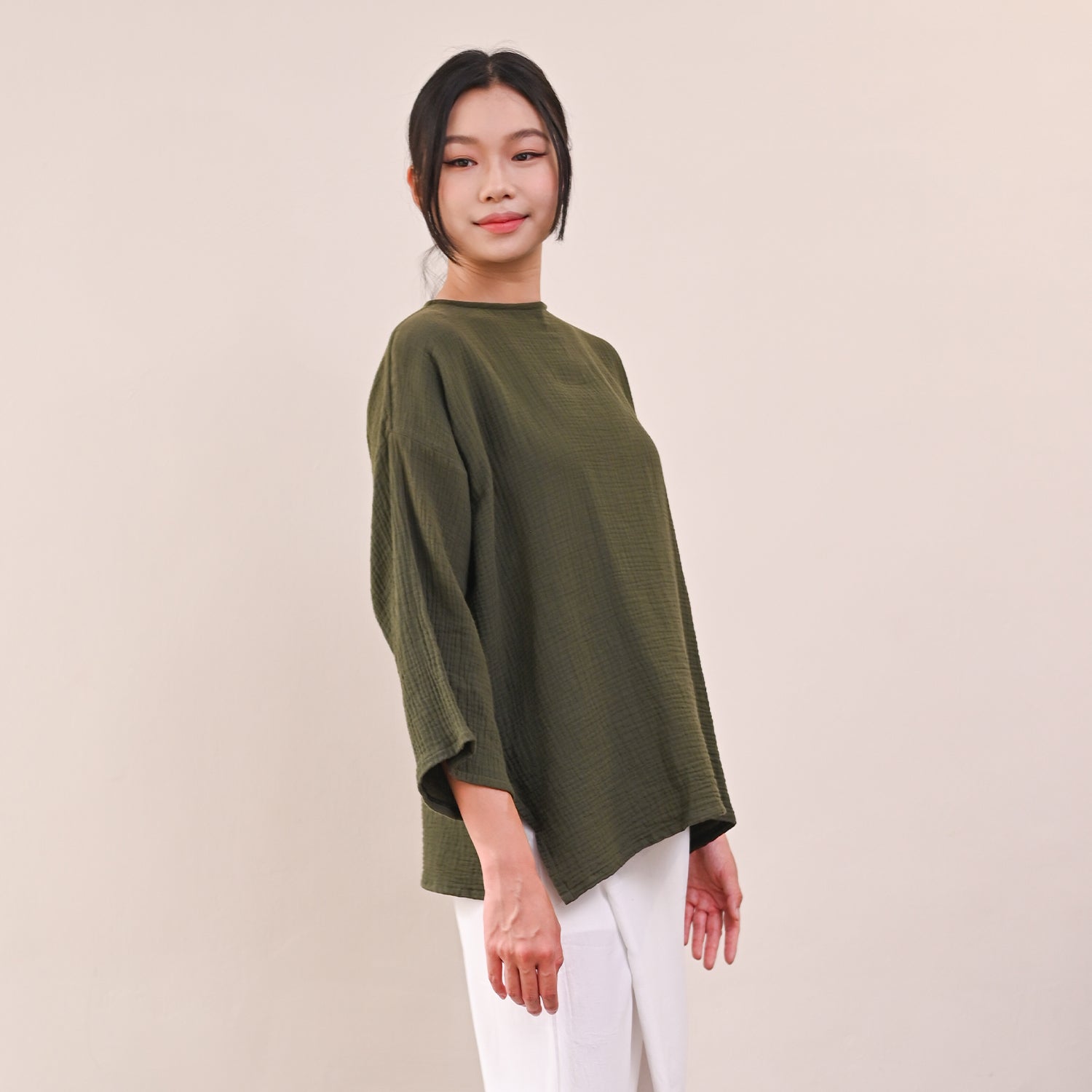 Tenang Top - Olive